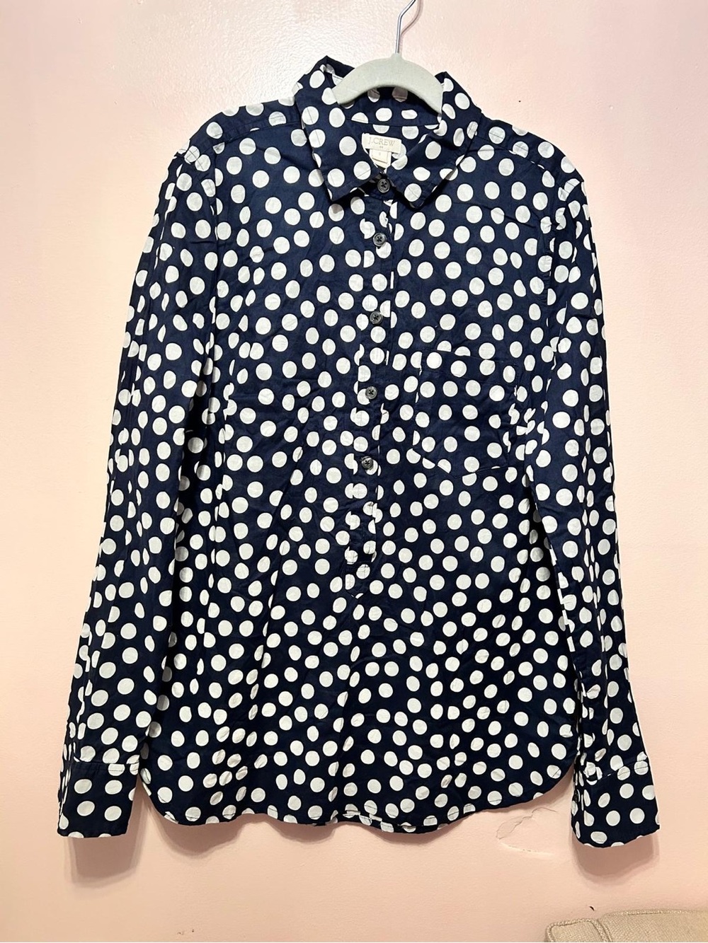 J. Crew Polka Dot button down